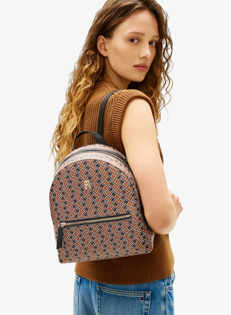 TOMMY HILFIGER  Flag Print Dome Backpack for Women | Best Price UAE